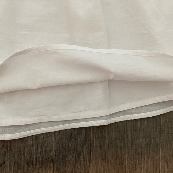 NWT Abercrombie & Fitch White Lined Dress - Picture 4 of 7